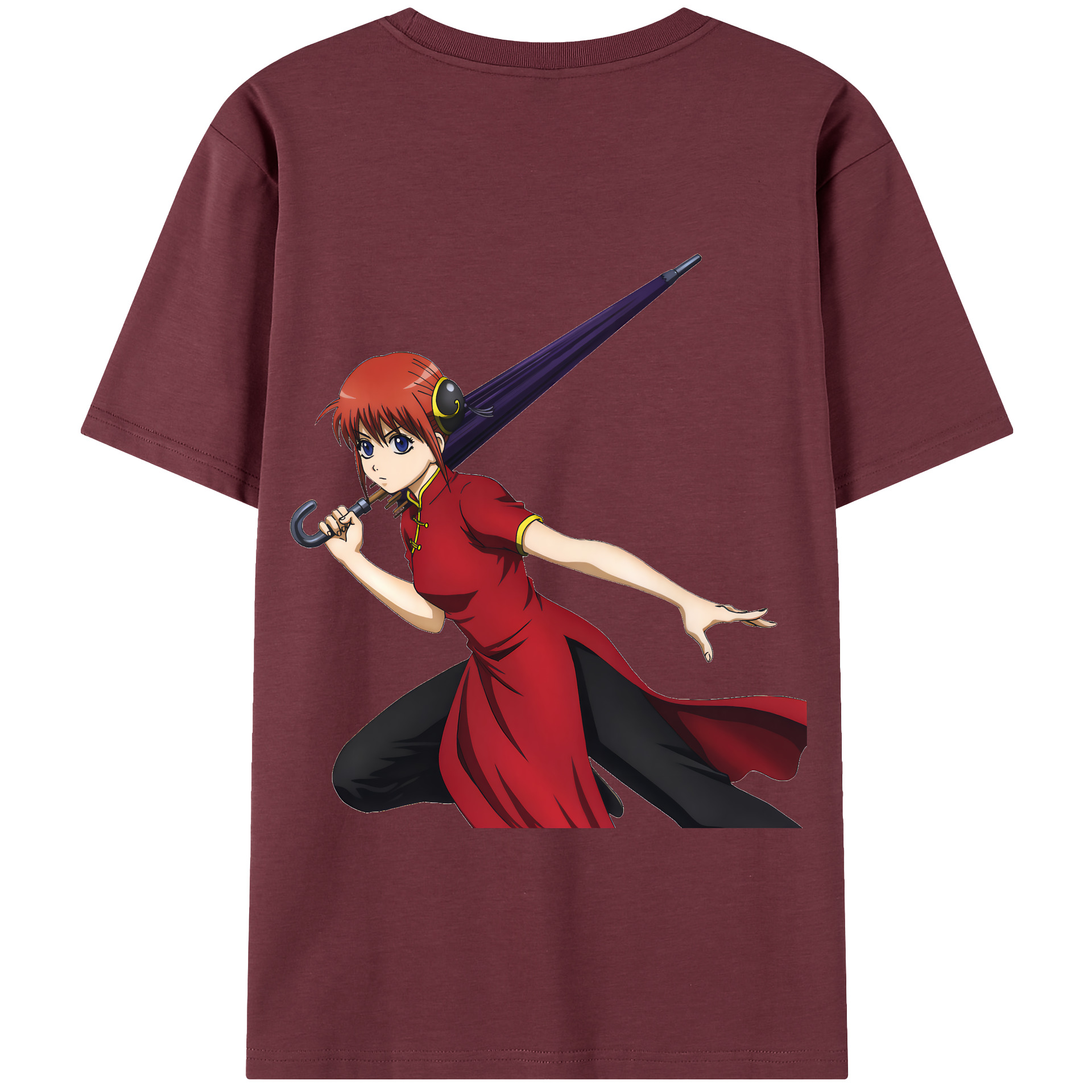 （画像用） ぎんたま 坂田銀時（さかたぎんとき） 神楽 志村新八（しむら しんぱち） GINTAMA Sakata Gintoki Kagura Shimura Shinpachi 綿100％半袖Tシャツ（背面プリント）